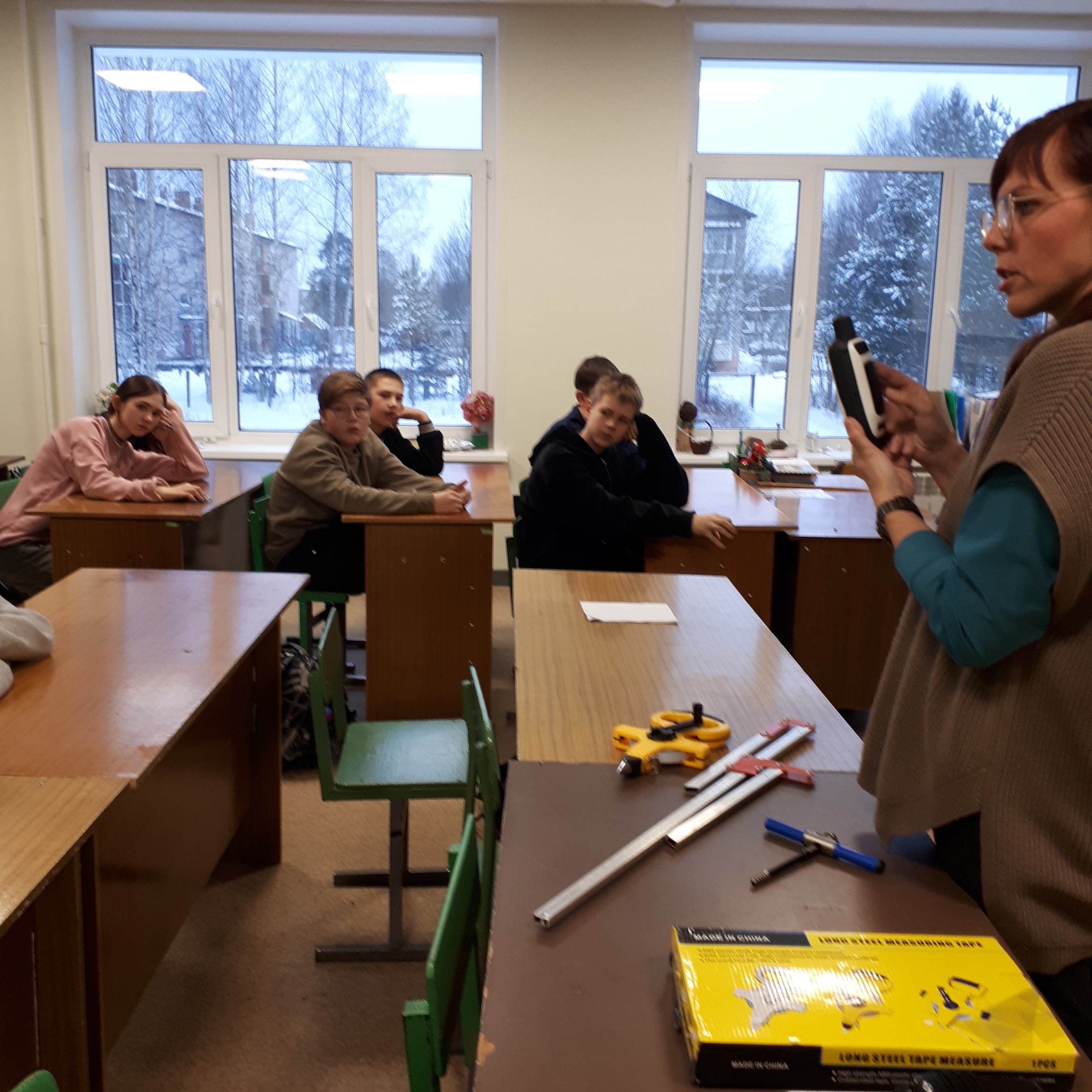 Занятия внеурочной деятельности "Лесное дело" в 8-х классах.
