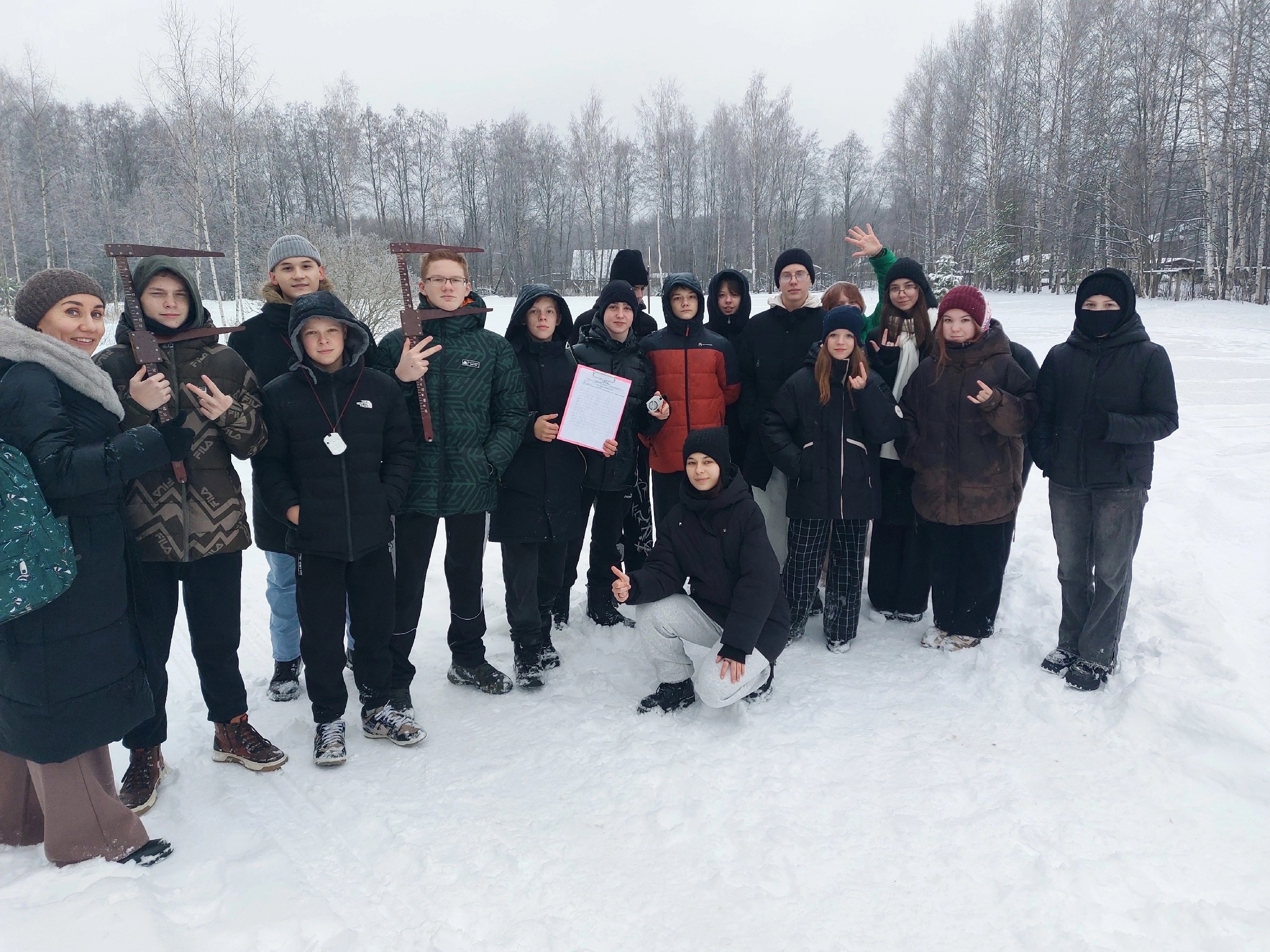 Гости из Устюженского политехнического техникума.